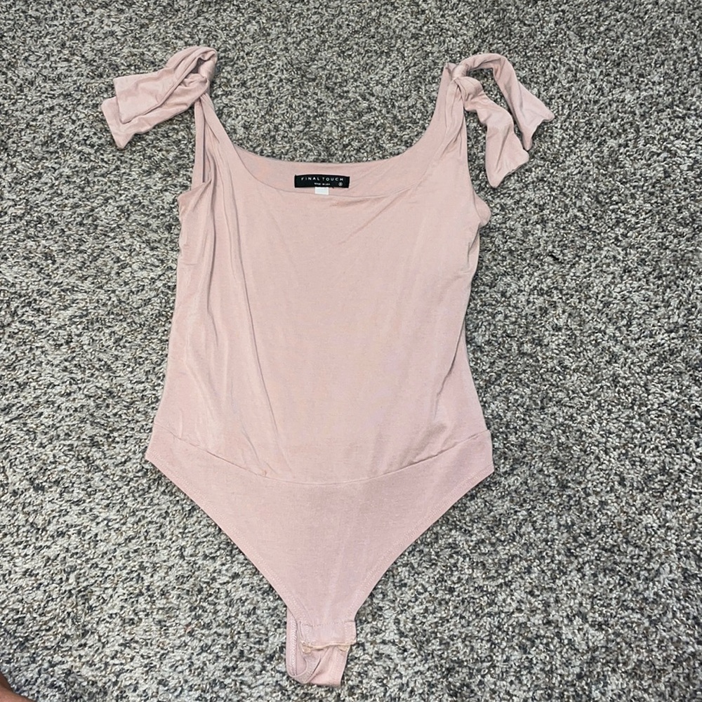 Soft bodysuit with ties